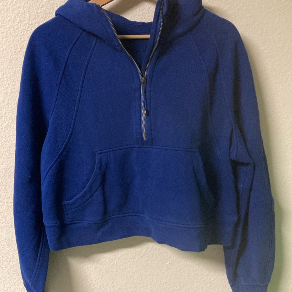 lululemon athletica scuba oversized half zip hoodie